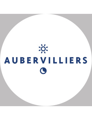 Aubervilliers (10x10cm) - Sticker/autocollant