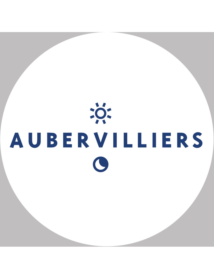 Aubervilliers (10x10cm) - Sticker/autocollant