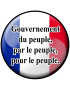Pour le peuple par le peuple - 5cm - Sticker/autocollant