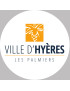 Hyères (10x10cm) - Sticker/autocollant