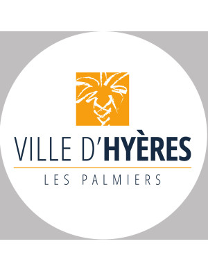 Hyères (5x5cm) - Sticker/autocollant
