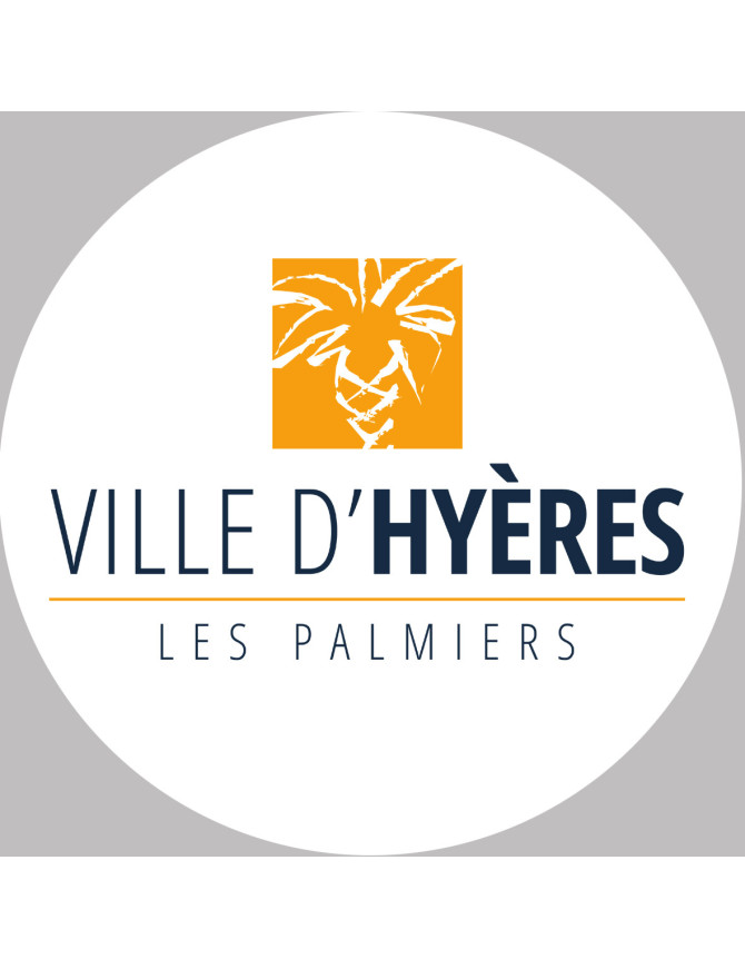 Hyères (5x5cm) - Sticker/autocollant