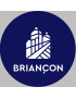 Briançon (20x20cm) - Sticker/autocollant