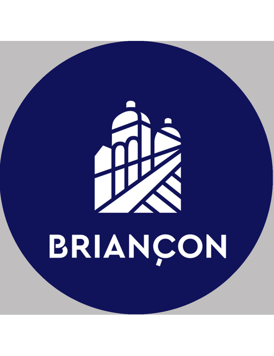 Briançon (5x5cm) - Sticker/autocollant