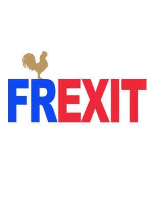 FREXIT UE - 20x13cm - Sticker/autocollant