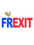 FREXIT UE - 15x10cm - Sticker/autocollant
