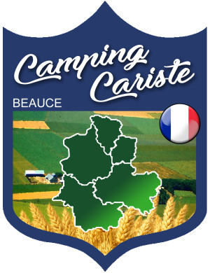 Campingcariste la Beauce - 15x11.2cm - Sticker/autocollant