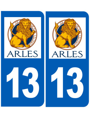 Immatriculation Arles 13 - Sticker/autocollant