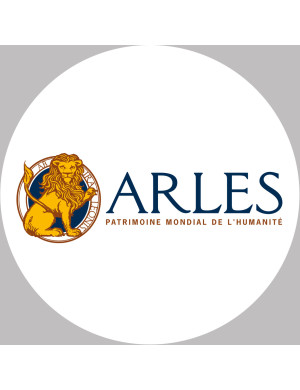 Arles (10x10cm) - Sticker/autocollant