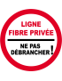 Piste cyclable - 5x5cm - Sticker/autocollant