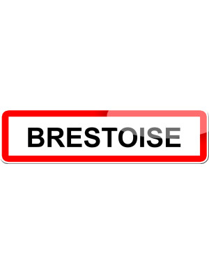 Brestoise (15x4cm) - Sticker/autocollant