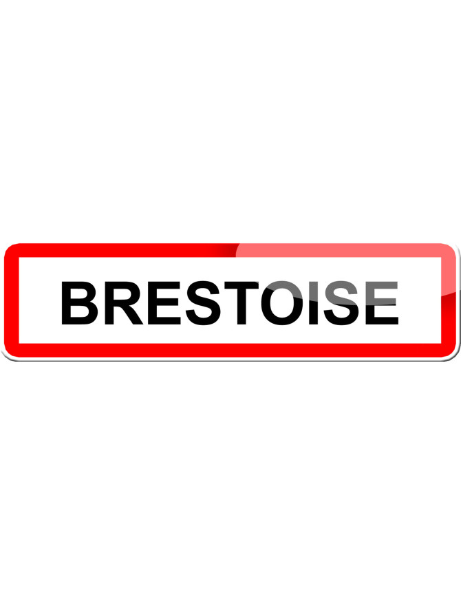Brestoise (15x4cm) - Sticker/autocollant