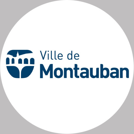 Montauban - 5x5cm - Sticker/autocollant