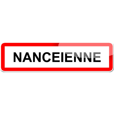 Nancéienne (15x4cm) - Sticker/autocollant