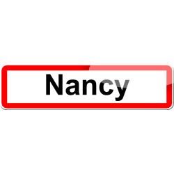 Nancy (15x4cm) - Sticker/autocollant