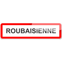 Roubaisienne (15x4cm) - Sticker/autocollant