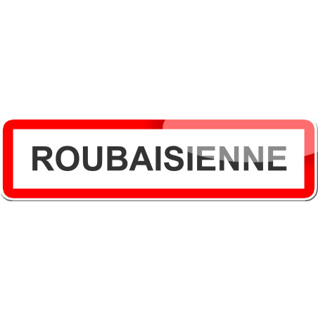 Roubaisienne (15x4cm) - Sticker/autocollant