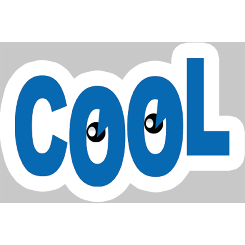 yeux cool - 15x9.5cm - Sticker/autocollant