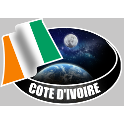 COTE D'IVOIRE (10x14cm) - Sticker/autocollant