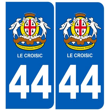 immatriculation 44 Le Croisic - Sticker/autocollant