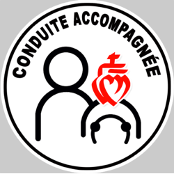 conduite accompagnée Vendéen - 15cm - Sticker/autocollant
