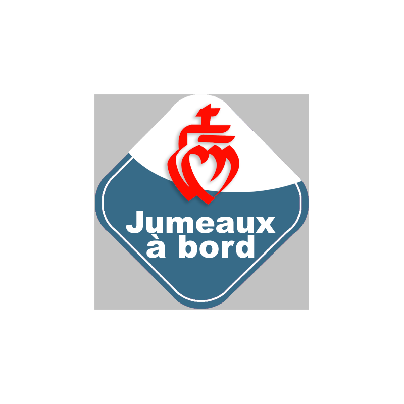 Jumeaux à bord vendéen - 15cm - Sticker/autocollant