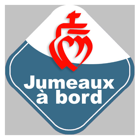 Autocollant (sticker): jumeaux à bord vendeen