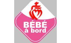 bébé à bord vendéenne - 10cm - Autocollant(sticker)