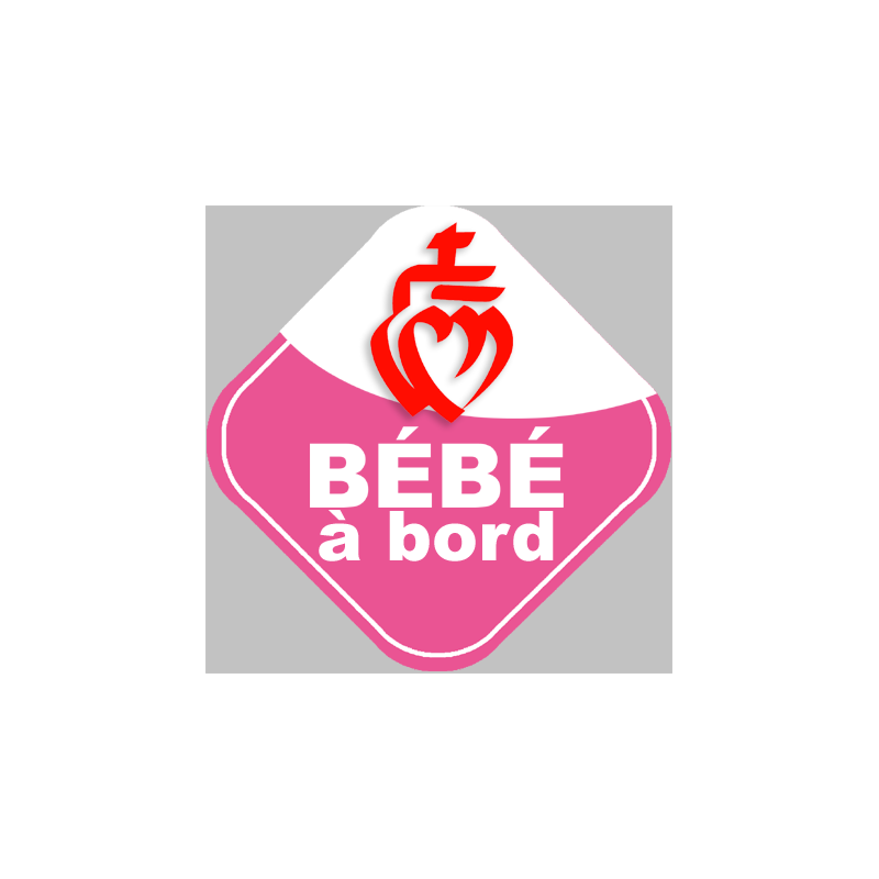 bébé à bord vendéenne - 10cm - Sticker/autocollant