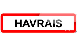 Autocollant (sticker): Havrais et Havraise
