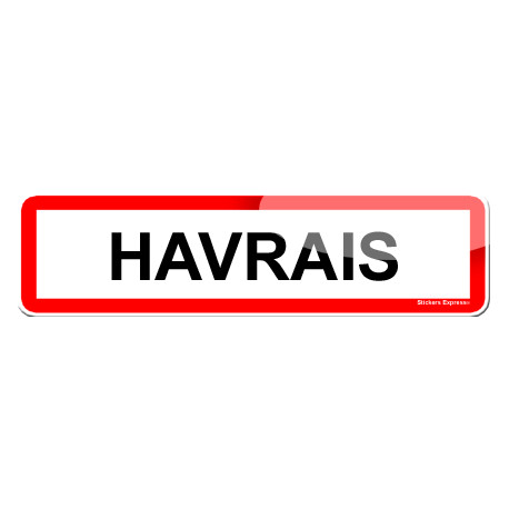 Autocollant (sticker): Havrais et Havraise