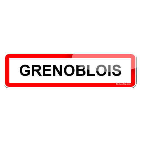 Autocollant (sticker): Grenoblois et Grenobloise