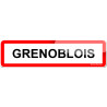 Autocollant (sticker): Grenoblois et Grenobloise
