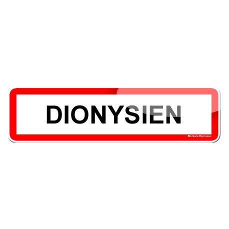 Autocollant (sticker): Dionysien et Dionysienne