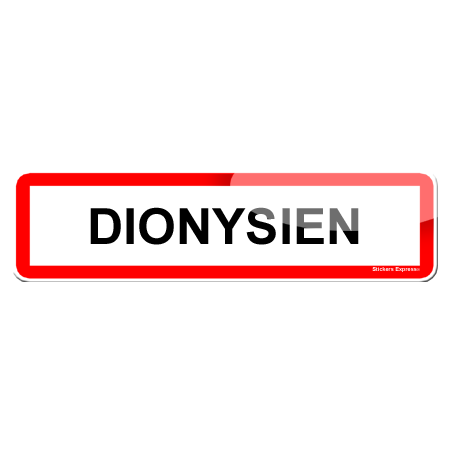 Autocollant (sticker): Dionysien et Dionysienne