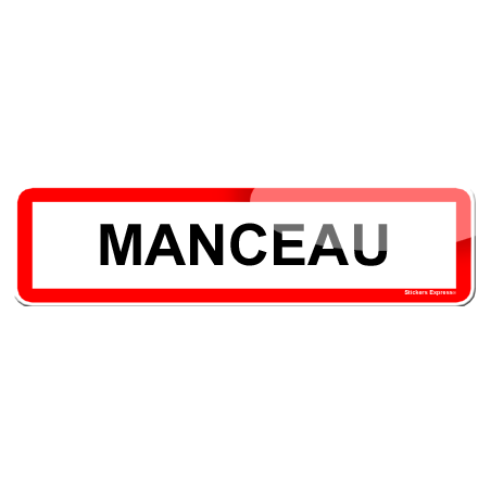 Autocollant (sticker): Manceau et Mancelle