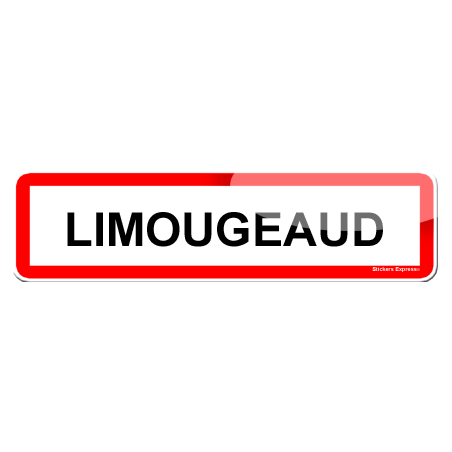 Autocollant (sticker): Limougeaud et Limougeaude