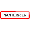 Autocollant (sticker): Nanterrien et Nanterrienne