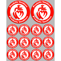 Produits Vendéen - 2fois 10cm - 12fois 5cm - Sticker/autocollant