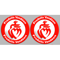 Produits Vendéen - 2fois 10cm - Sticker/autocollant