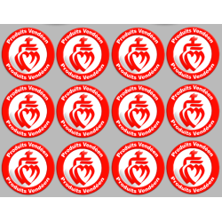 Produits Vendéen - 12fois 5cm - Sticker/autocollant