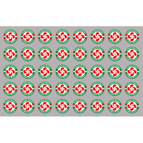 Produits Basque - 44fois 2cm - Autocollant(sticker) Produits Basque - 44fois 2cm - Autocollant(sticker)