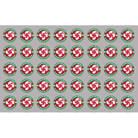 Produits Basque rouge - 44fois 2cm - Autocollant(sticker) Produits Basque rouge - 44fois 2cm - Autocollant(sticker)