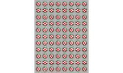 Produits Basque rouge - 88fois 2cm - Autocollant(sticker)