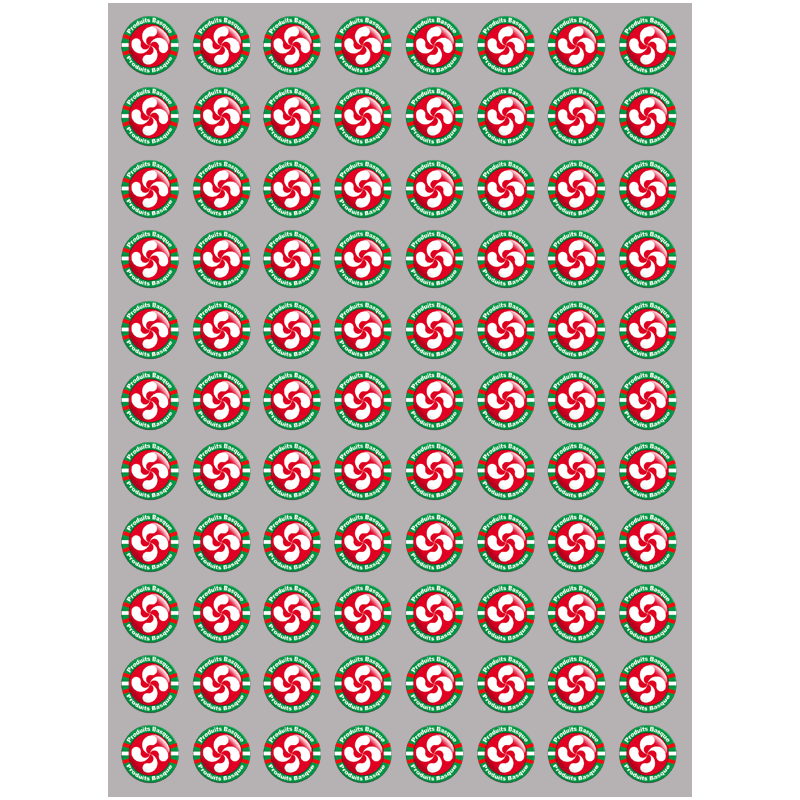 Produits Basques rouge - 88fois 2cm - Sticker/autocollant