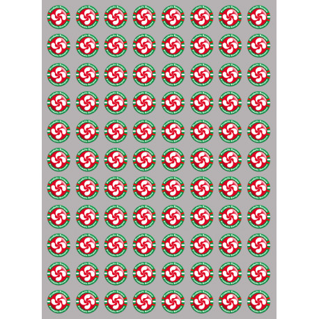 Produits Basque rouge - 88fois 2cm - Autocollant(sticker) Produits Basque rouge - 88fois 2cm - Autocollant(sticker)