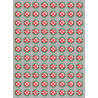 Produits Basque rouge - 88fois 2cm - Autocollant(sticker)