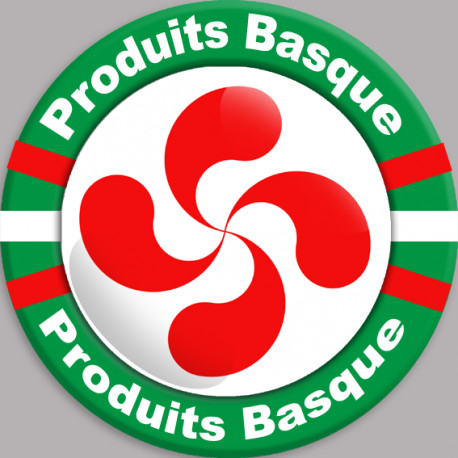 Produits Basque - 20cm - Autocollant(sticker)