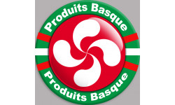 Autocollant (sticker): Produits Basque rouge