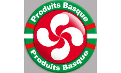 Produits Basque rouge - 20cm - Autocollant(sticker)